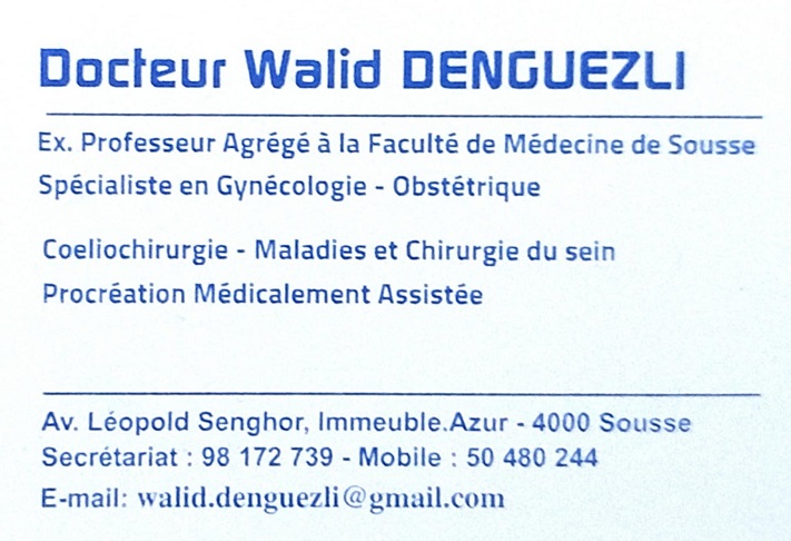 Gynécologue Sousse / Dr Walid Denguezli